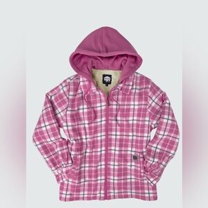 Buffalo Outdoors® Workwear Women's Sherpa Lined Hooded Fleece Pink